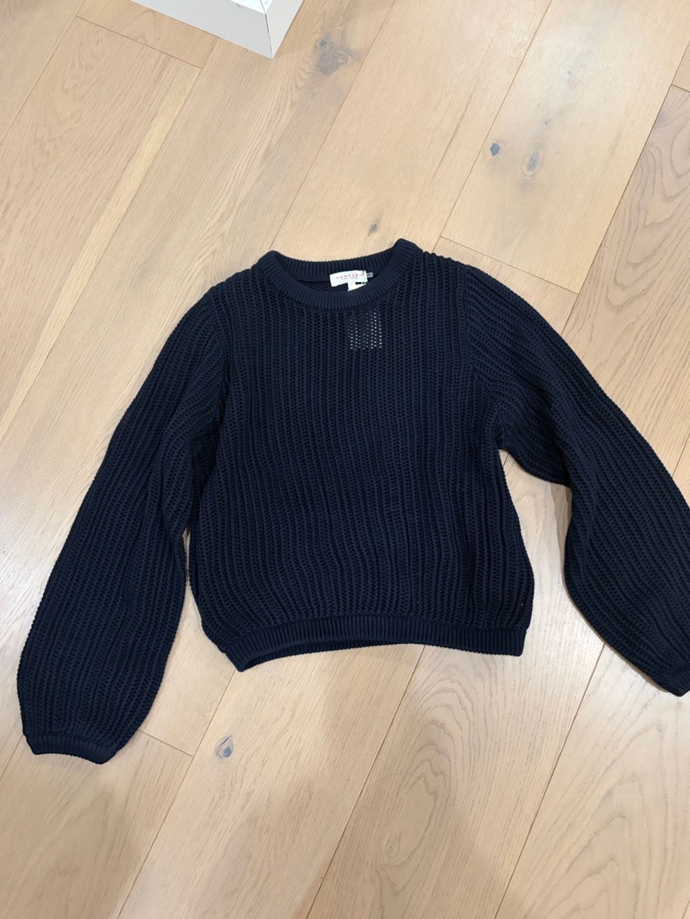 Women’s Navy Knit Sweater - Unbranded